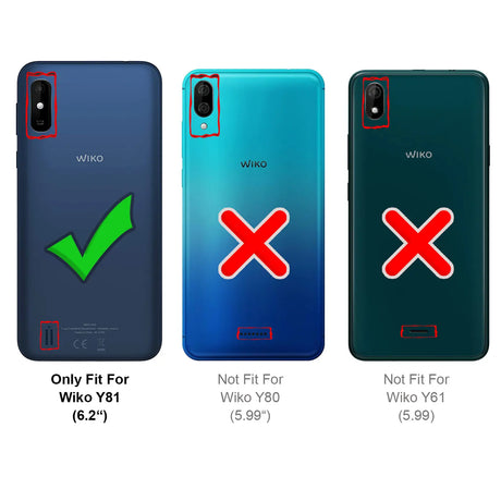 Kratzfeste und bruchsichere 9H Panzerfolie für Wiko Y81