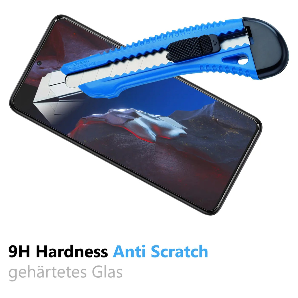 Kratzfeste und bruchsichere 9H Panzerfolie für Xiaomi POCO F5 Pro 5G