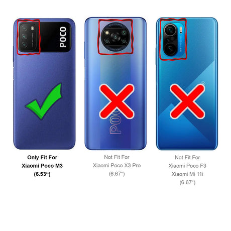 Kratzfeste und bruchsichere 9H Panzerfolie für Xiaomi Poco M3