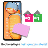 Kratzfeste und bruchsichere 9H Panzerfolie für Xiaomi Redmi 13