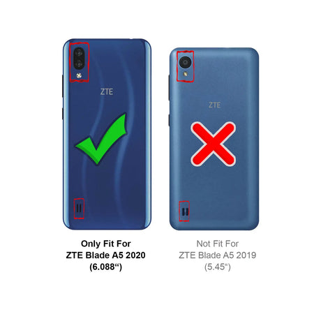 Kratzfeste und bruchsichere 9H Panzerfolie für ZTE Blade A5 2020