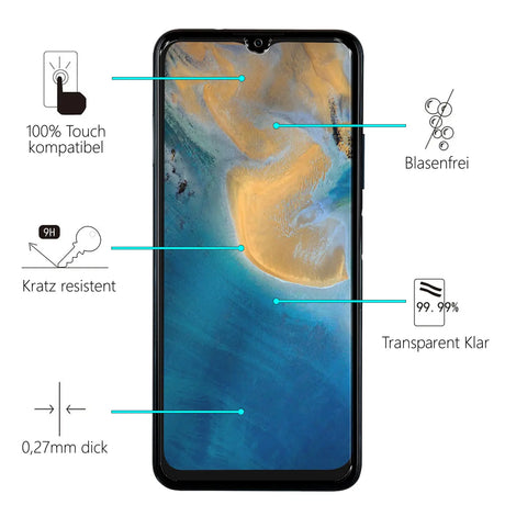 Kratzfeste und bruchsichere 9H Panzerfolie für Realme 6s