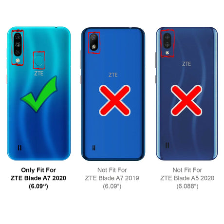 Kratzfeste und bruchsichere 9H Panzerfolie für ZTE Blade A7 2020