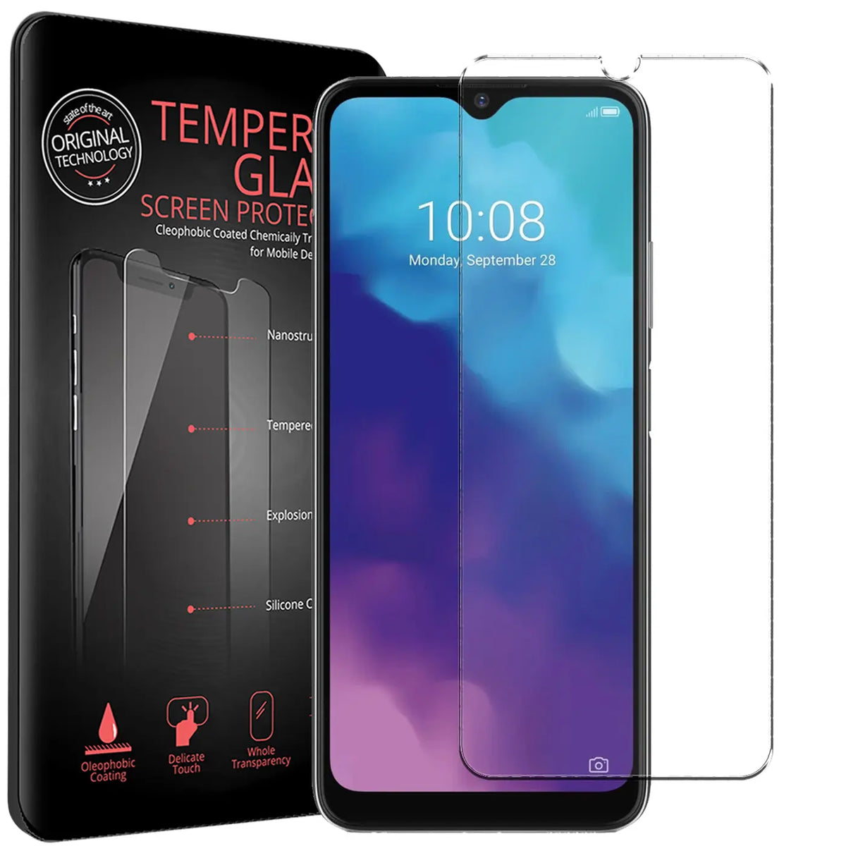 Kratzfeste und bruchsichere 9H Panzerfolie für ZTE Blade V30 Vita