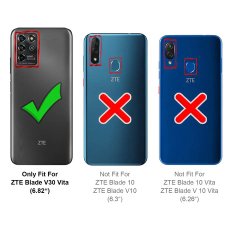 Kratzfeste und bruchsichere 9H Panzerfolie für ZTE Blade V30 Vita