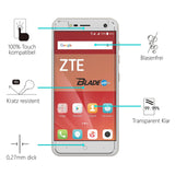 Kratzfeste und bruchsichere 9H Panzerfolie für ZTE Blade V8 Mini