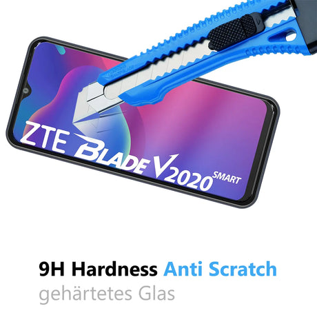 Kratzfeste und bruchsichere 9H Panzerfolie für ZTE Blade V2020 Smart