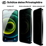 Kratzfestes Panzerglas für iPhone 13 Pro Max / 14 Plus mit Blickschutz