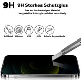 Kratzfestes Panzerglas für iPhone 7 / 8 / SE 2 / SE 3 mit Blickschutz