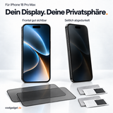 iPhone 18 Pro Max - Blickschutz Panzerglas 9H 2er-Set