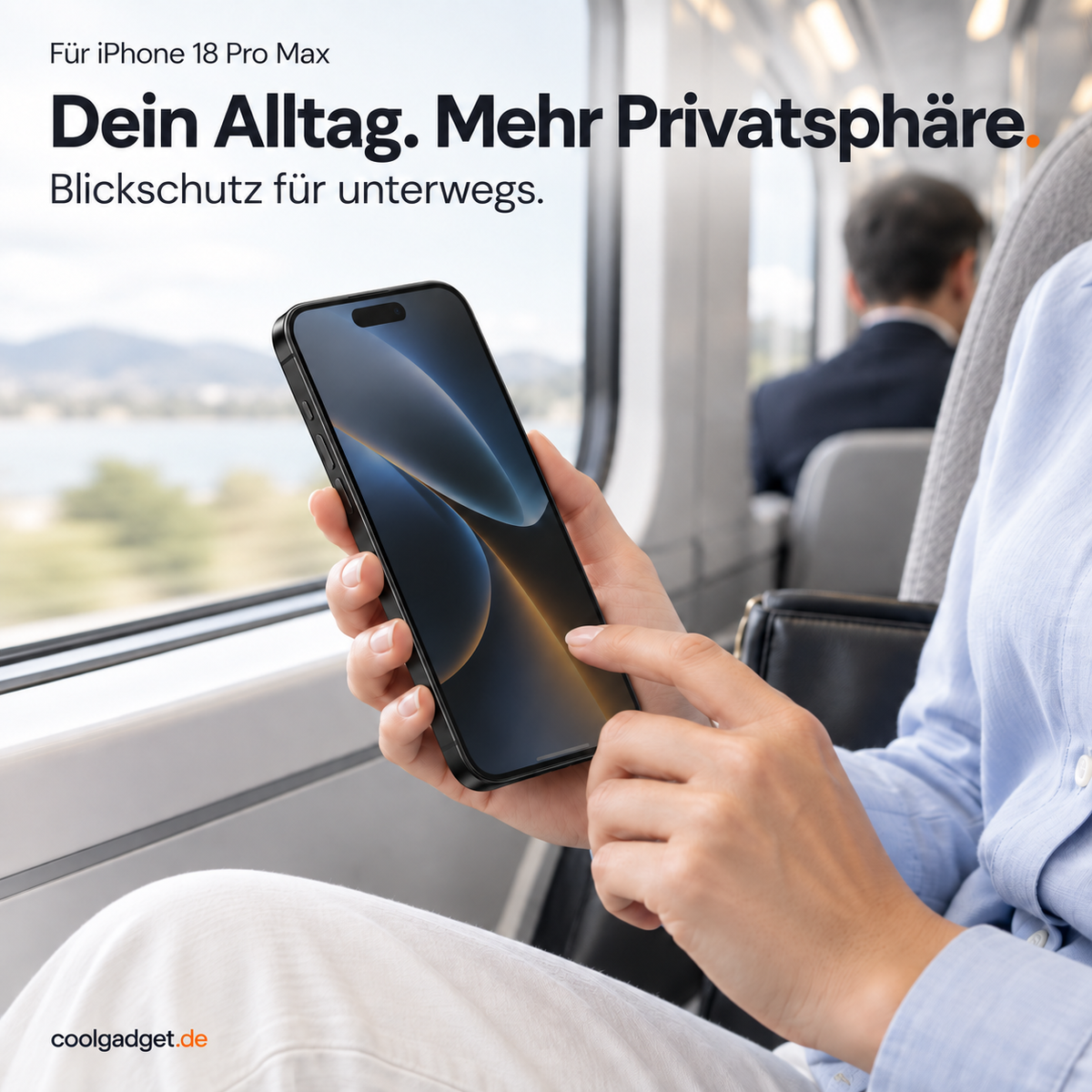 iPhone 18 Pro Max - Blickschutz Panzerglas 9H 2er-Set
