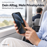 iPhone 18 Pro Max - Blickschutz Panzerglas 9H 2er-Set