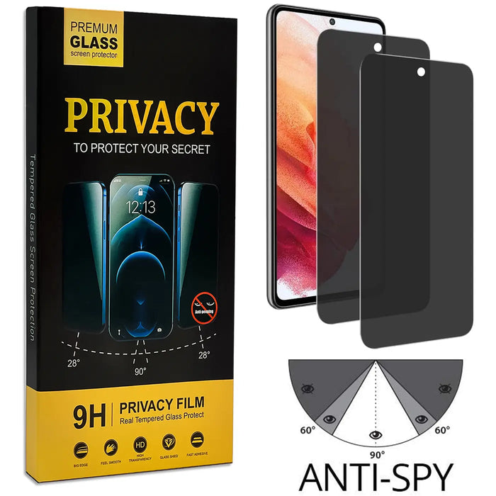Samsung Galaxy A14 4G / 5G - 9H Anti-Spy Displayschutzfolie