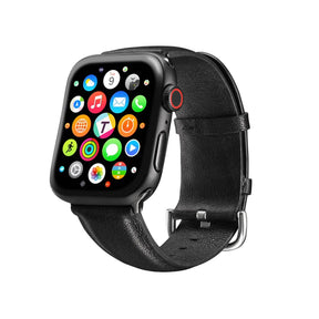 Edles Lederarmband für Apple Watch Smartwatch, aus hochwertigem Echtleder gefertigt, hautfreundlich und langlebig – stilvoll für Alltag & besondere Anlässe.