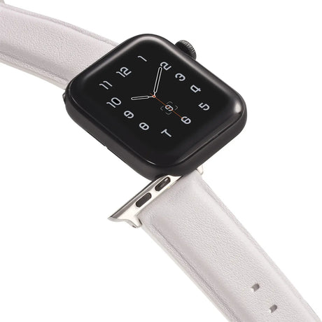Edles Lederarmband für Apple Watch Smartwatch, aus hochwertigem Echtleder gefertigt, hautfreundlich und langlebig – stilvoll für Alltag & besondere Anlässe.