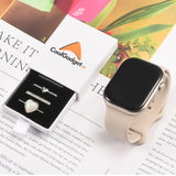 Elegante Charms & Deko-Ringe für Smartwatch Smartwatch – Armbandschmuck-Set für 20–22 mm Silikon- und Sportarmbänder, stilvoll & funkelnd