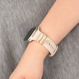 Elegante Charms & Deko-Ringe für Smartwatch Smartwatch – Armbandschmuck-Set für 20–22 mm Silikon- und Sportarmbänder, stilvoll & funkelnd