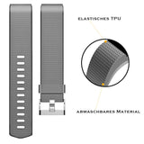 Flexibles Silikonarmband für Fitbit Charge 2 Smartwatch, strapazierfähig, pflegeleicht und in vielen Farben erhältlich – ideal für Alltag & Sport.