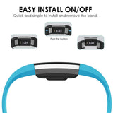 Flexibles Silikonarmband für Fitbit Charge 2 Smartwatch, strapazierfähig, pflegeleicht und in vielen Farben erhältlich – ideal für Alltag & Sport.