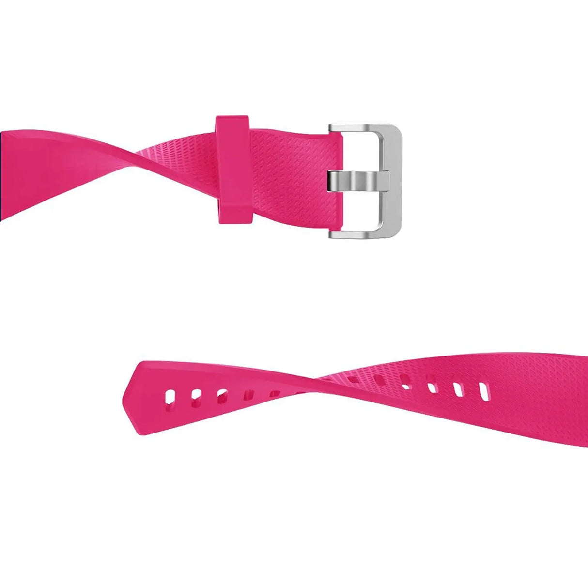 Flexibles Silikonarmband für Fitbit Charge 2 Smartwatch, strapazierfähig, pflegeleicht und in vielen Farben erhältlich – ideal für Alltag & Sport.