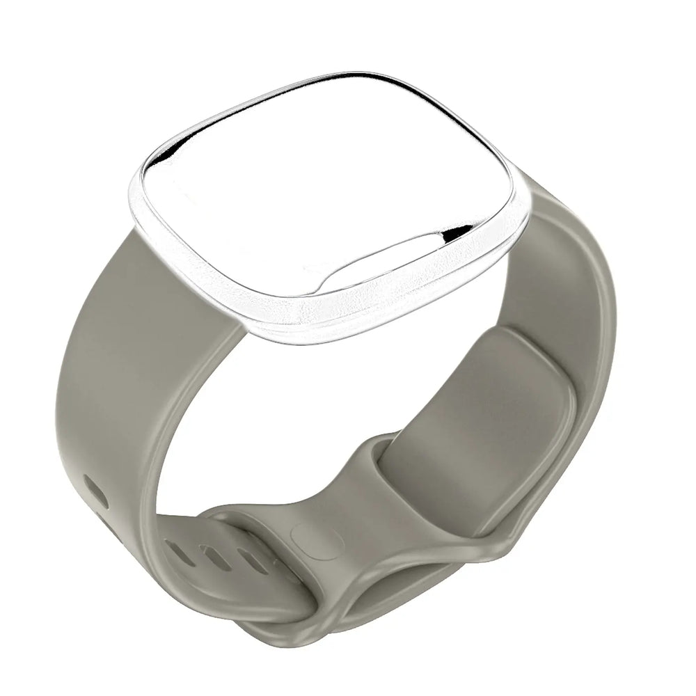 Flexibles Silikonarmband für Fitbit Versa 3 / Sense Smartwatch, strapazierfähig, pflegeleicht und in vielen Farben erhältlich – ideal für Alltag & Sport.