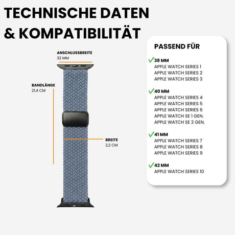 Kompatibilität 38/40/41mm - Babyblau