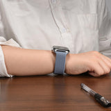 Nylon Loop Armband Apple Watch - Babyblau