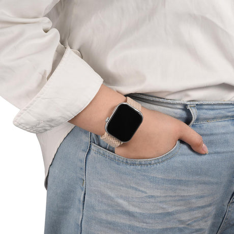 Nylon Loop Armband Apple Watch - Beige