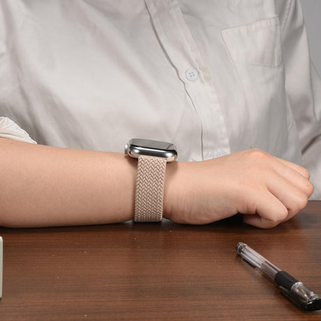 Nylon Loop Armband Apple Watch - Beige