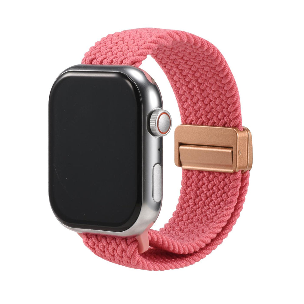 Nylon Loop Armband Apple Watch - Knallrosa