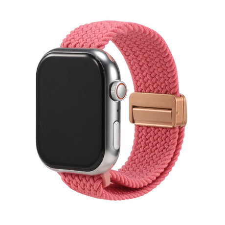 Nylon Loop Armband Apple Watch - Knallrosa