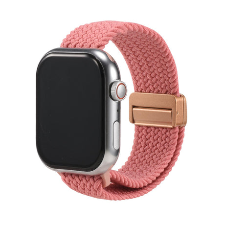 Nylon Loop Armband Apple Watch - Korallenrosa