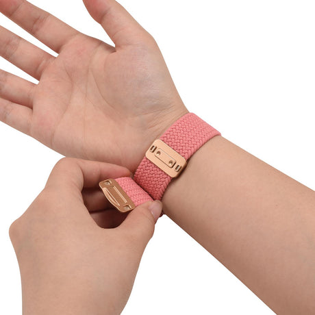 Nylon Loop Armband Apple Watch - Korallenrosa