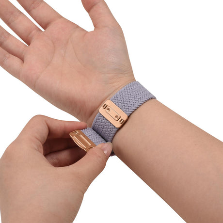 Nylon Loop Armband Apple Watch - Nebelviolett