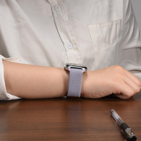 Nylon Loop Armband Apple Watch - Nebelviolett
