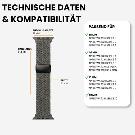 Kompatibilität 38/40/41mm - Olivgrün