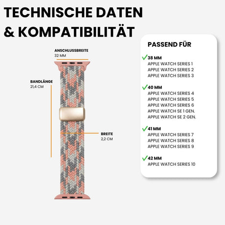 Kompatibilität 38/40/41mm - Pastellmix