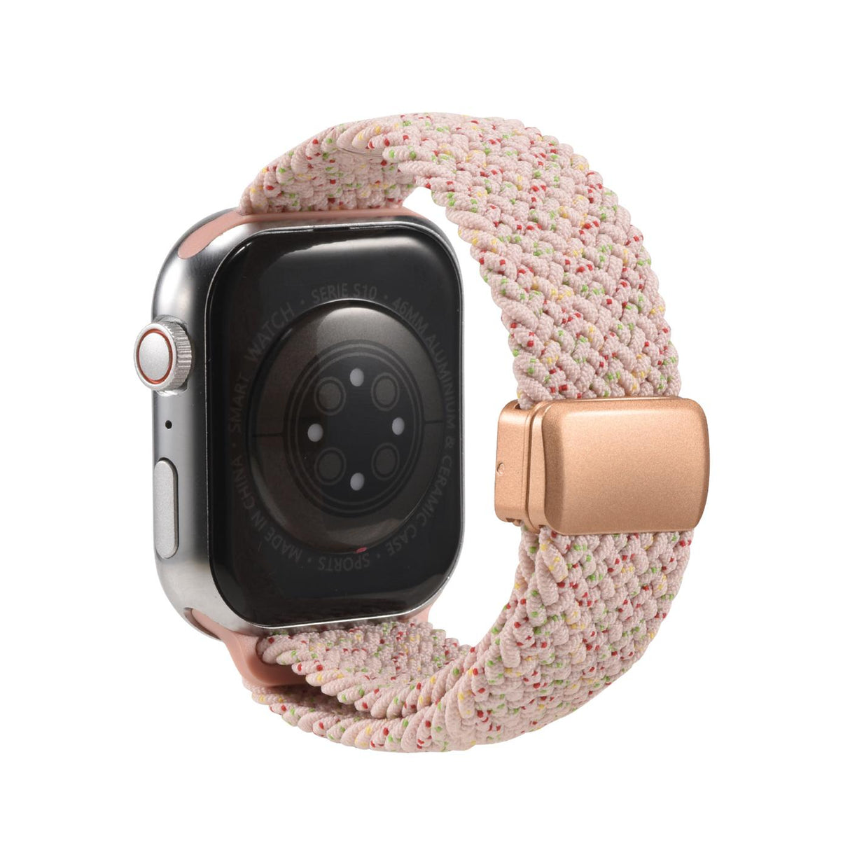 Nylon Loop Armband Apple Watch - Rosé