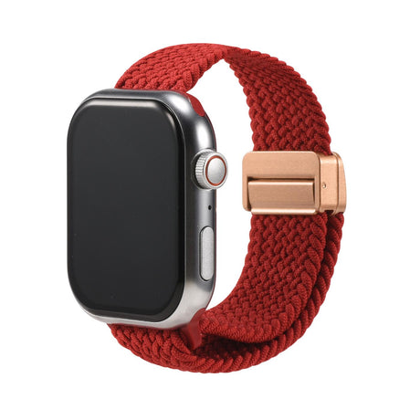 Nylon Loop Armband Apple Watch - Rot