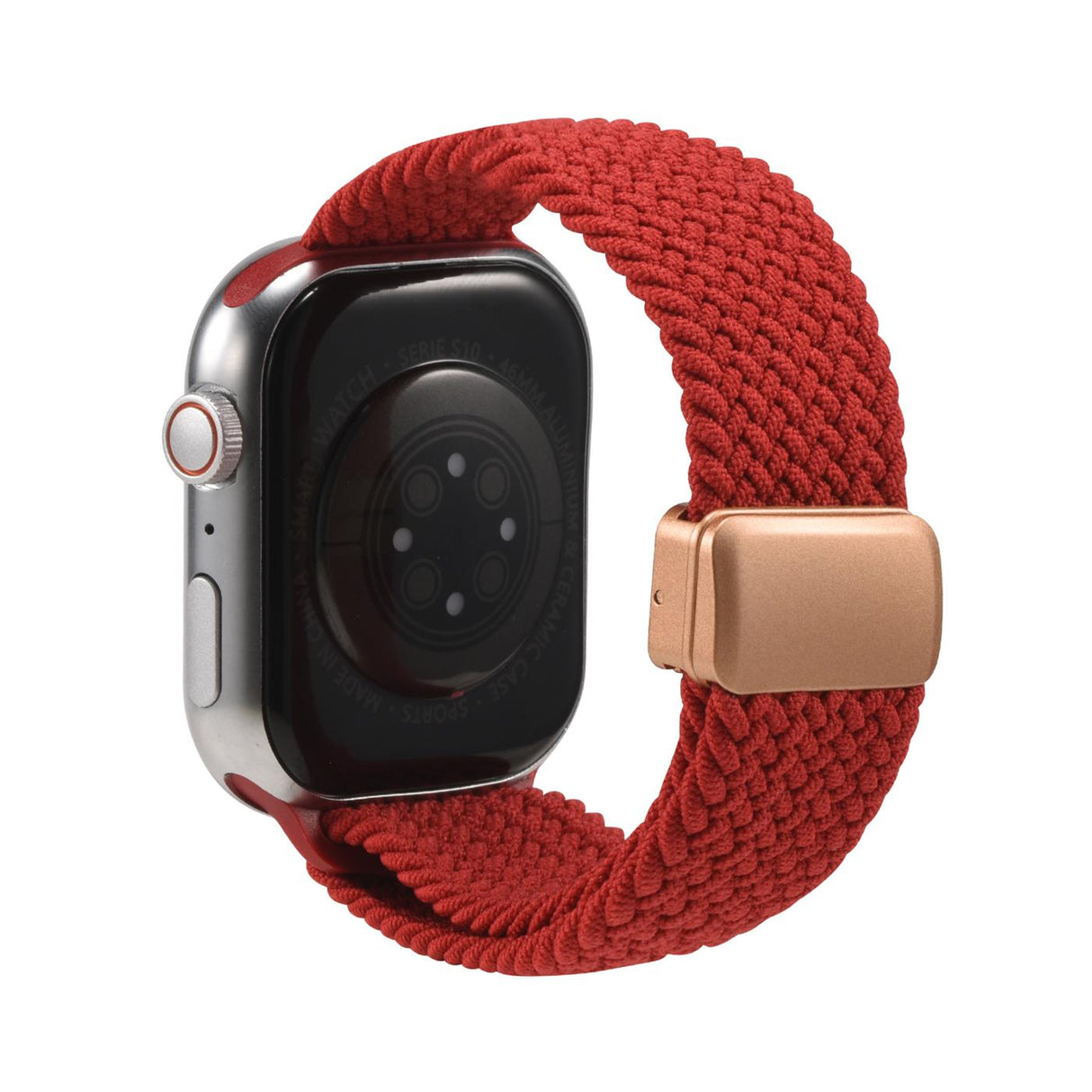 Nylon Loop Armband Apple Watch - Rot