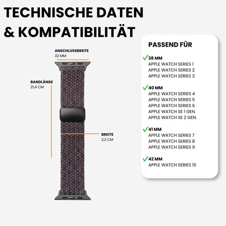 Kompatibilität 38/40/41mm - Spacegrau
