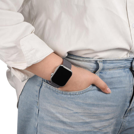 Nylon Loop Armband Apple Watch - Spacegrau