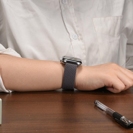 Nylon Loop Armband Apple Watch - Spacegrau