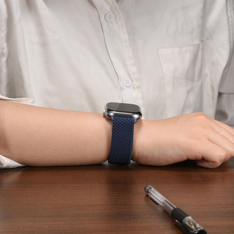 Nylon Loop Armband Apple Watch - Sturmblau