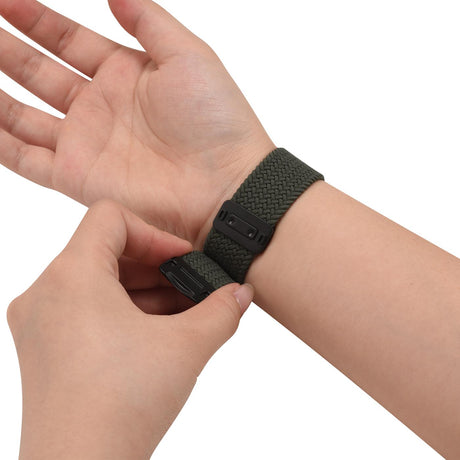 Nylon Loop Armband Apple Watch - Waldgrün