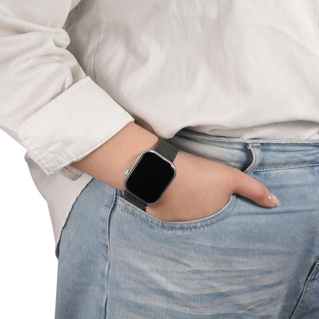Nylon Loop Armband Apple Watch - Waldgrün