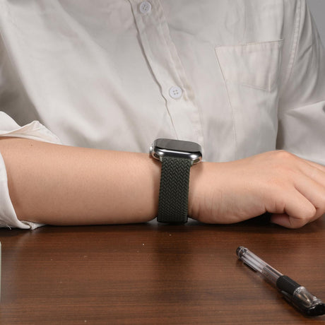 Nylon Loop Armband Apple Watch - Waldgrün