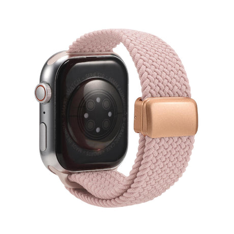 Nylon Loop Armband Apple Watch - Zartrosa