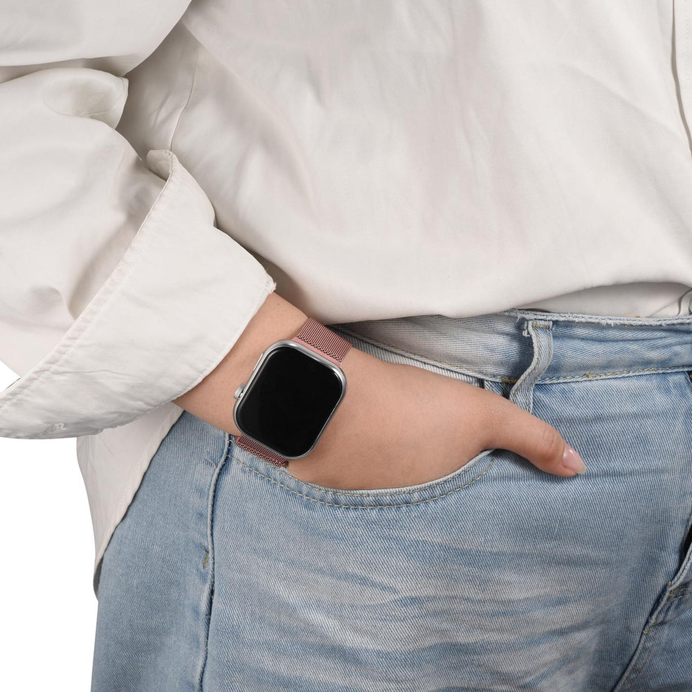 Milanese Edelstahl Armband Apple Watch - Altrosa