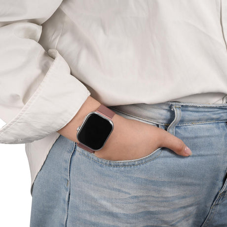 Milanese Edelstahl Armband Apple Watch - Altrosa